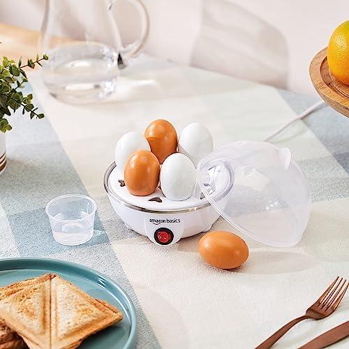 Electric Egg Boiler | 3 Boiling Modes | Automatic Operation | Overheat Protection | 75ml | Plastic | White