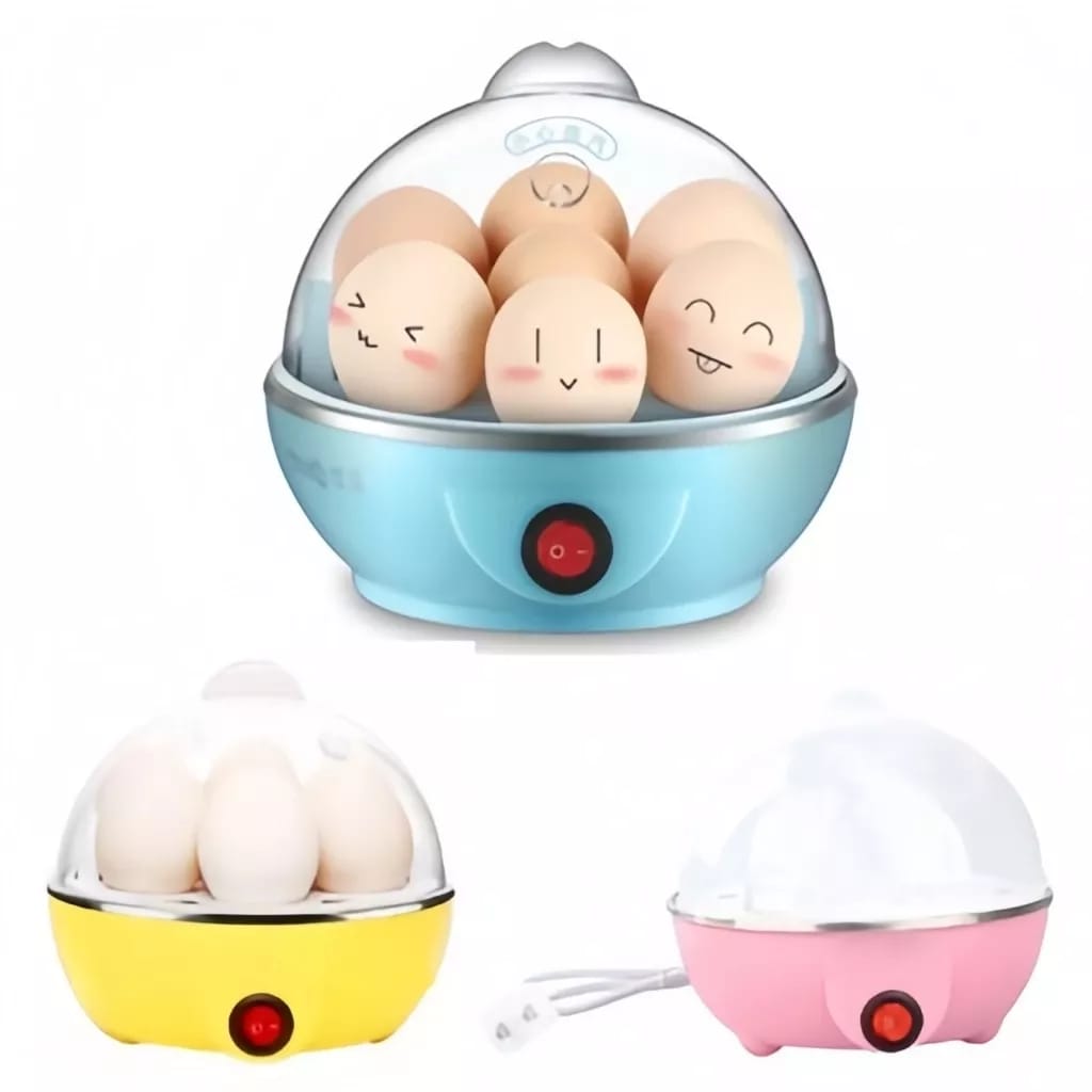 Electric Egg Boiler | 3 Boiling Modes | Automatic Operation | Overheat Protection | 75ml | Plastic | White